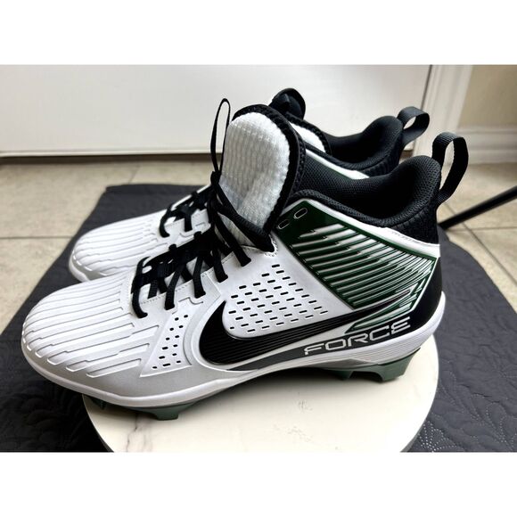 Nike Force Savage Pro 3 Lineman Football Cleats White Black Green Size 14:NWOB main image 7
